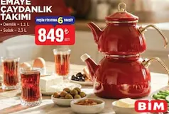EMAYE ÇAYDANLIK TAKIMI fiyat ve kampanya bilgisi